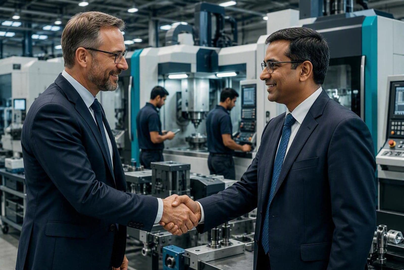 Partnership handshake